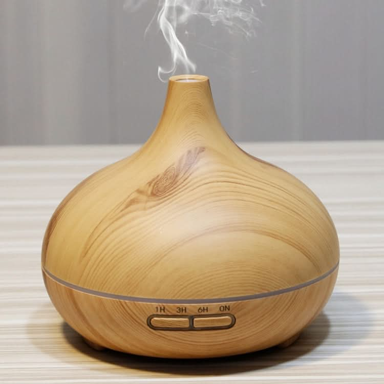 W350 14W 300ML Wood Grain Aromatherapy Air Purifier Humidifier with LED Light for Office / Home Room Reluova