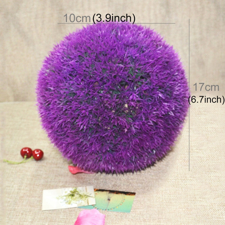 Artificial Grass Plant Ball Topiary Wedding Event Home Outdoor Decoration Hanging Ornament, Diameter: 6.7 inch My Store