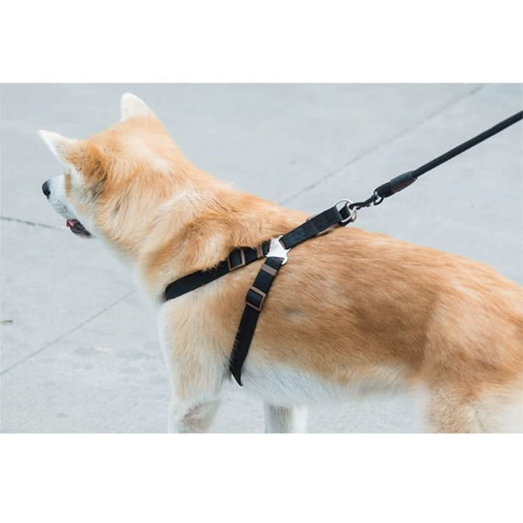 Pet Dog Collar + Harness + Leash Three Sets, S, Harness Chest Size: 34-50cm, Collar Neck Size: 24-35cm, Pet Weight: 8kg Below - Reluova