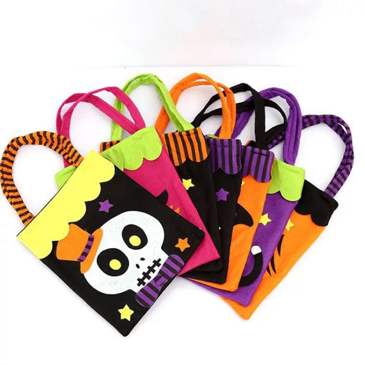 Halloween Decoration Creative Cartoon Candy Gift Square Tote for Children, Random Style Delivery My Store