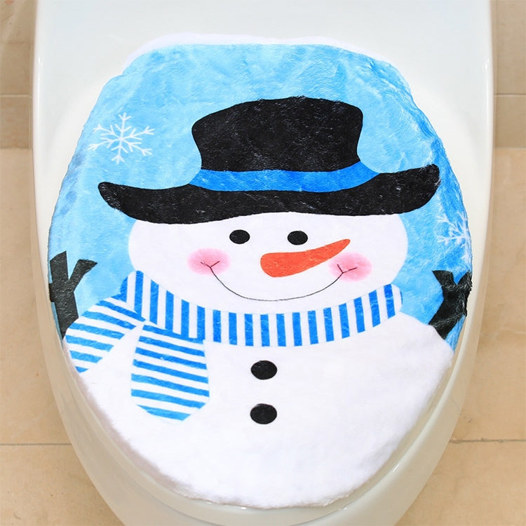 Fancy Christmas Decoration Toilet Lid Cover, Size: 48 x 43cm