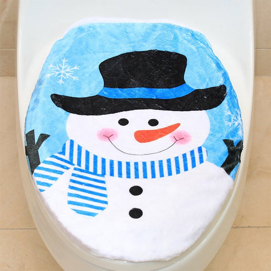 Fancy Christmas Decoration Toilet Lid Cover, Size: 48 x 43cm My Store