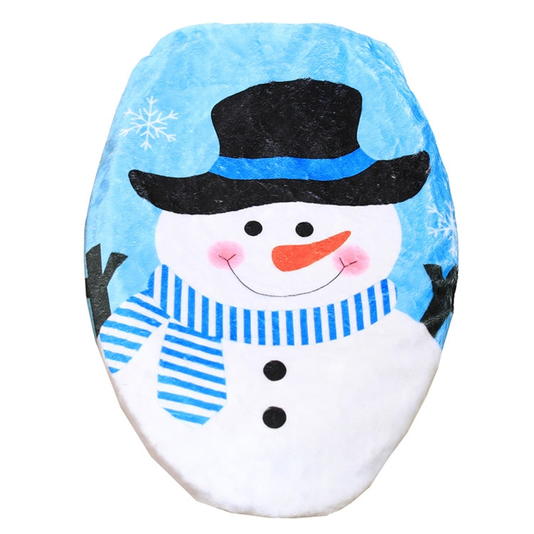 Fancy Christmas Decoration Toilet Lid Cover, Size: 48 x 43cm