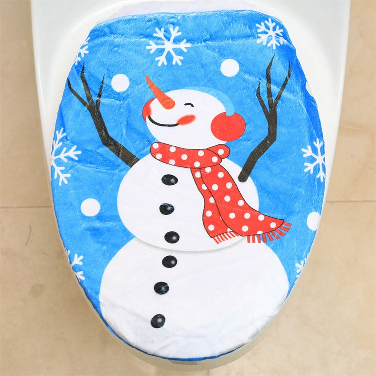 Fancy Christmas Decoration Toilet Lid Cover, Size: 48 x 43cm