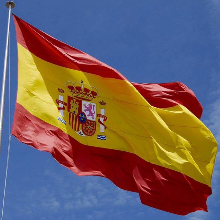 Polyester Material Spain Flag, Size: 150*90cm My Store