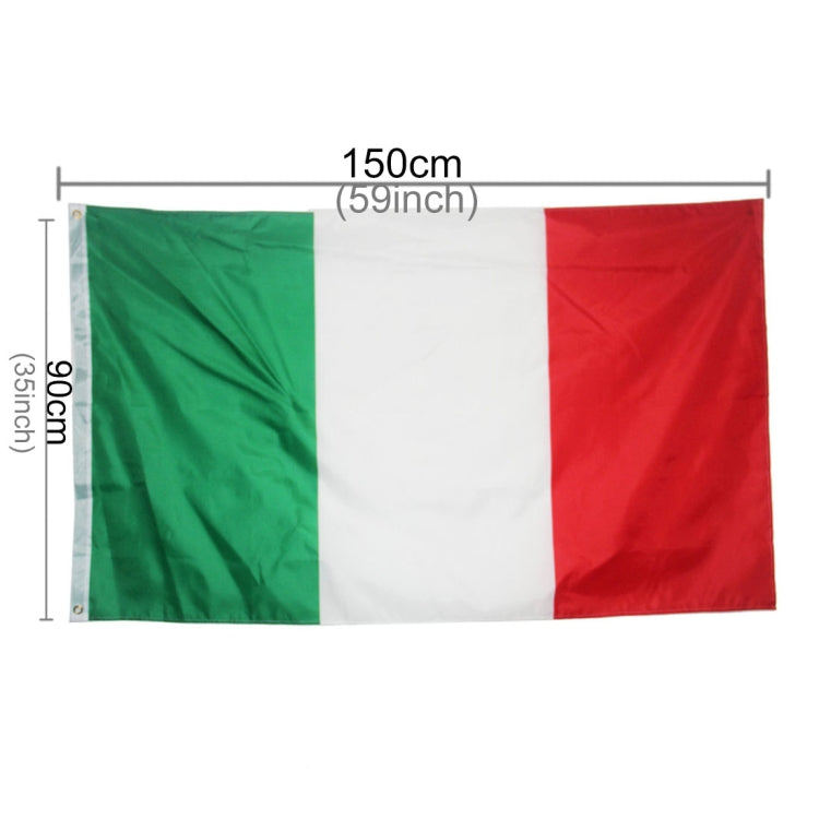 Polyester Material the Italian National Flag, Size: 150*90cm My Store