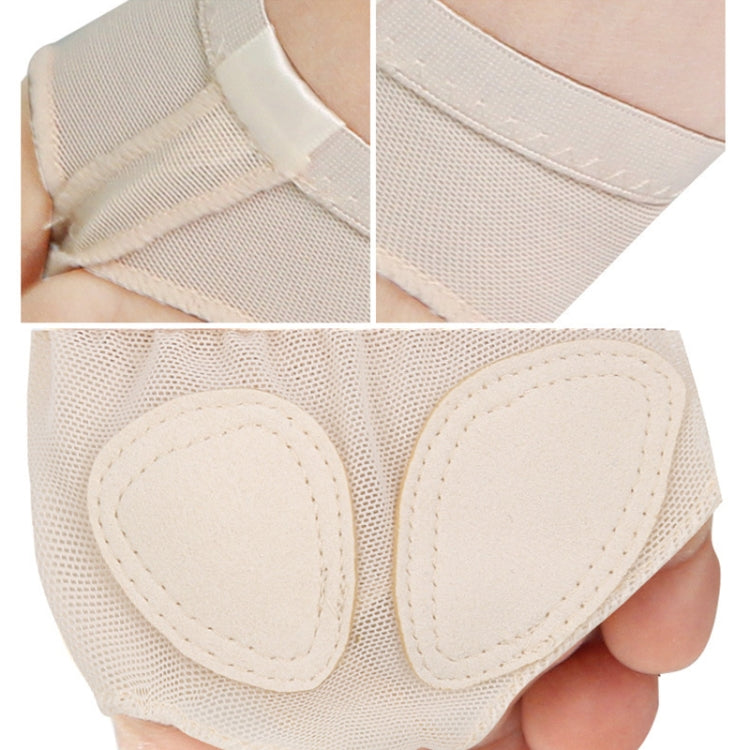 Professional Belly Ballet Dance Toe Pad Practice Shoes Forefoot Pads Socks Anti-slip Breathable Toe Socks Sleeve, Size: XL(41-42 Yards)