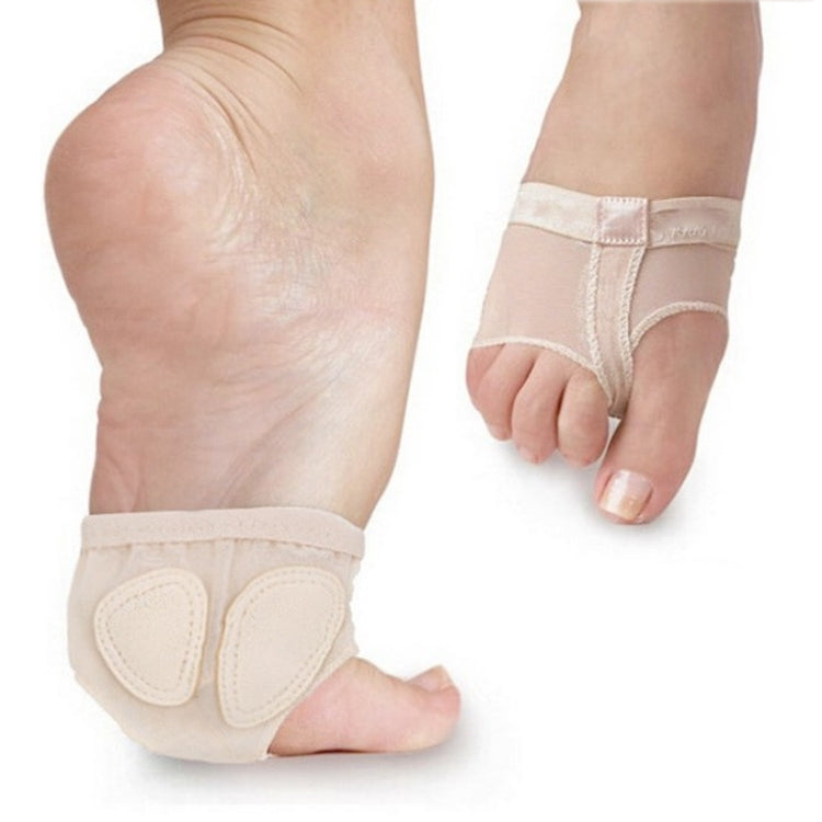 Professional Belly Ballet Dance Toe Pad Practice Shoes Forefoot Pads Socks Anti-slip Breathable Toe Socks Sleeve, Size: M(37-38 Yards)