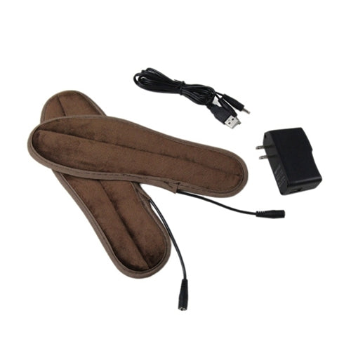 USB Electric Powered Heated Insoles Keep Feet Warm Pad with USB Cable & Power Adapter, Size: 39-40 yard Reluova