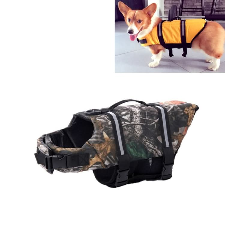 Pet Saver Dog Reflective Stripes Life Vest Jacket for Swimming Boating Surfing, Size: XS - Reluova