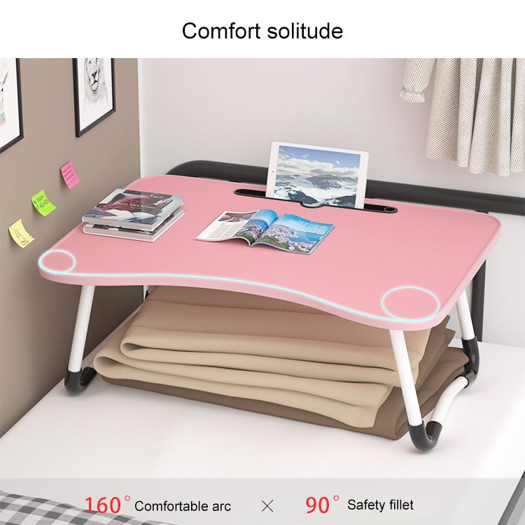 W-shaped Non-slip Legs Adjustable Folding Portable Writing Desk Laptop Desk with Card Slot My Store