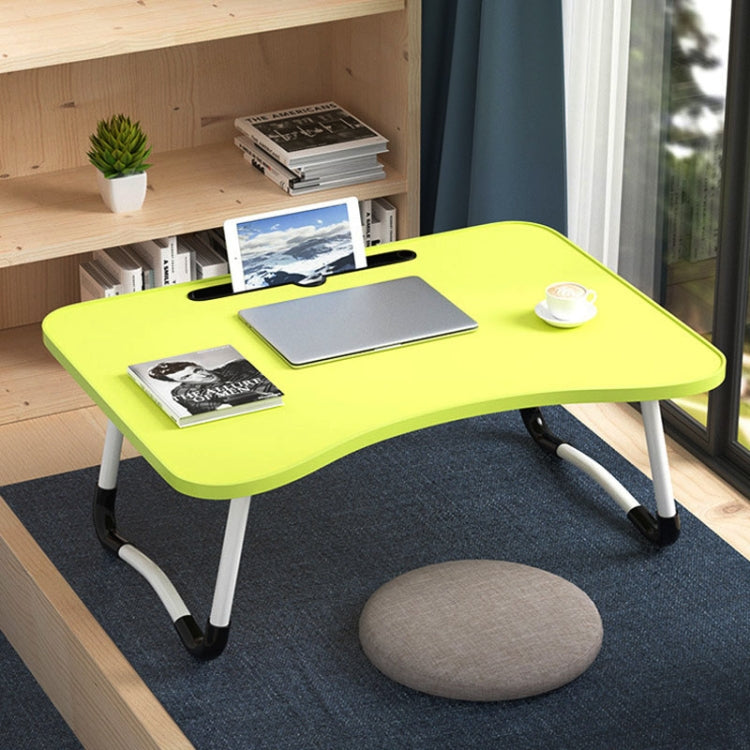 W-shaped Non-slip Legs Adjustable Folding Portable Writing Desk Laptop Desk with Card Slot