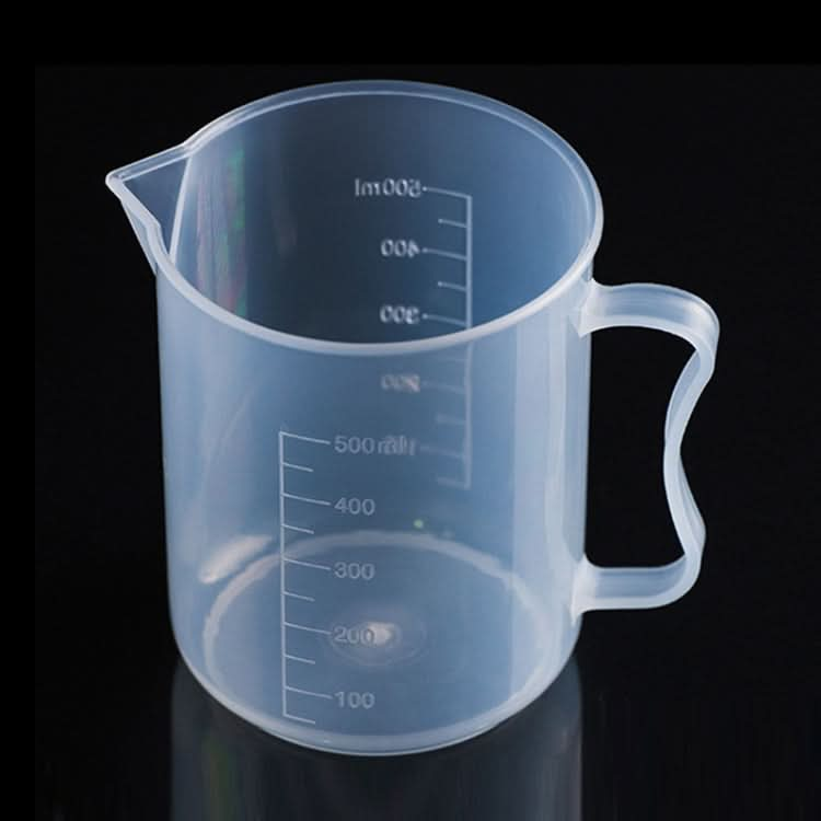 500ml PP Plastic Flask Digital Measuring Cup Cylinder Scale Measure Glass Lab Laboratory Tools-Reluova