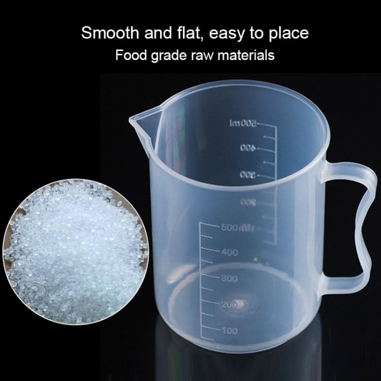 500ml PP Plastic Flask Digital Measuring Cup Cylinder Scale Measure Glass Lab Laboratory Tools - Reluova