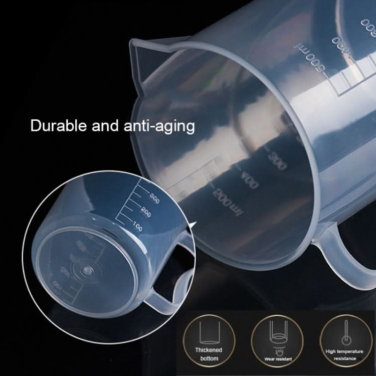 500ml PP Plastic Flask Digital Measuring Cup Cylinder Scale Measure Glass Lab Laboratory Tools - Reluova