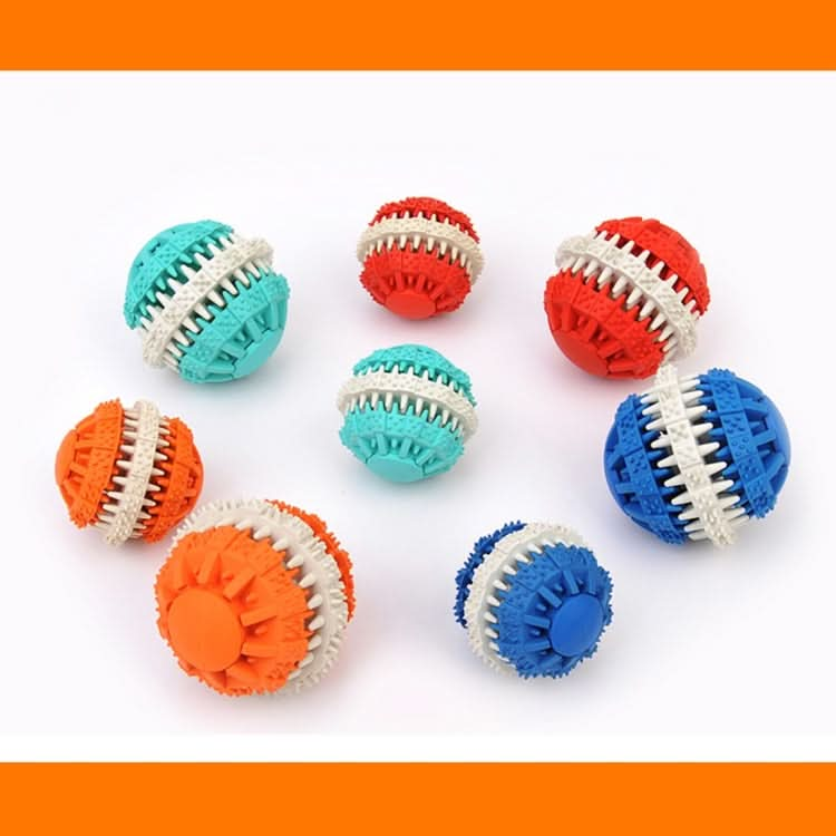 Dog Toy Balls for Pets Tooth Cleaning Chewing Toys Balls of Non-Toxic Soft Rubber , Large Size - Reluova