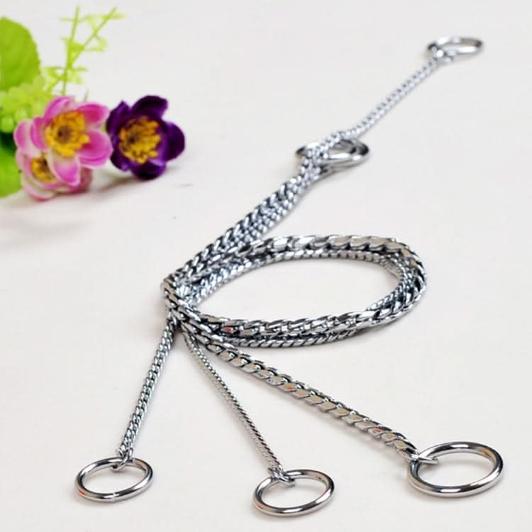 35cm Pet P Chain Pet Collars Pet Neck Strap Dog Neckband Snake Chain Dog Chain  Solid  Metal Chain Dog Collar-Reluova