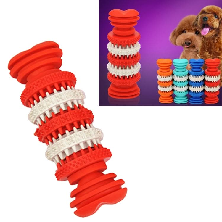 Dog Toy  for Pets Tooth Cleaning Chewing Toys of Non-Toxic Soft Rubber , Small Size,Length:12cm - Reluova