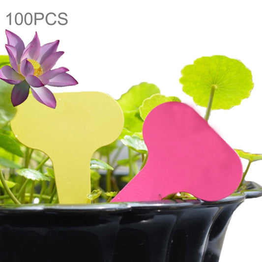 100PCS Floral Label Gardening Label Waterproof small card Insert Label Potted Label,Random Color Delivery