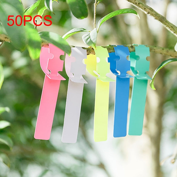 50 PCS Waterproof  Label  Floral Plant Label Gardening Label,Random Color Delivery My Store