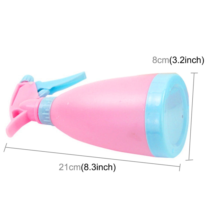 Small Watering Can Irrigation Tools Sowing Nursery Spray Bottle Hand Pressure Pouring Pot with Adjustable Nozzle,Random Color Delivery,Capacity:400ml