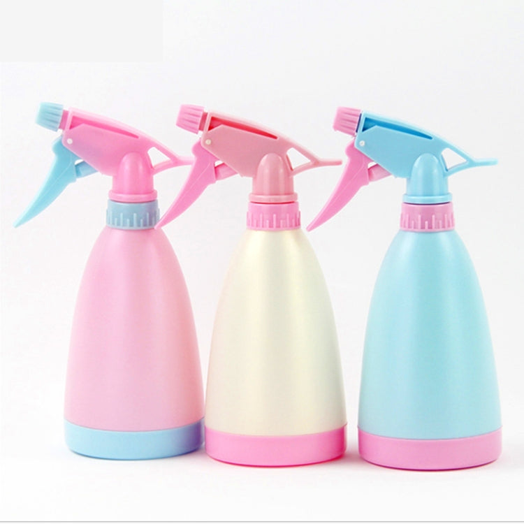 Small Watering Can Irrigation Tools Sowing Nursery Spray Bottle Hand Pressure Pouring Pot with Adjustable Nozzle,Random Color Delivery,Capacity:400ml