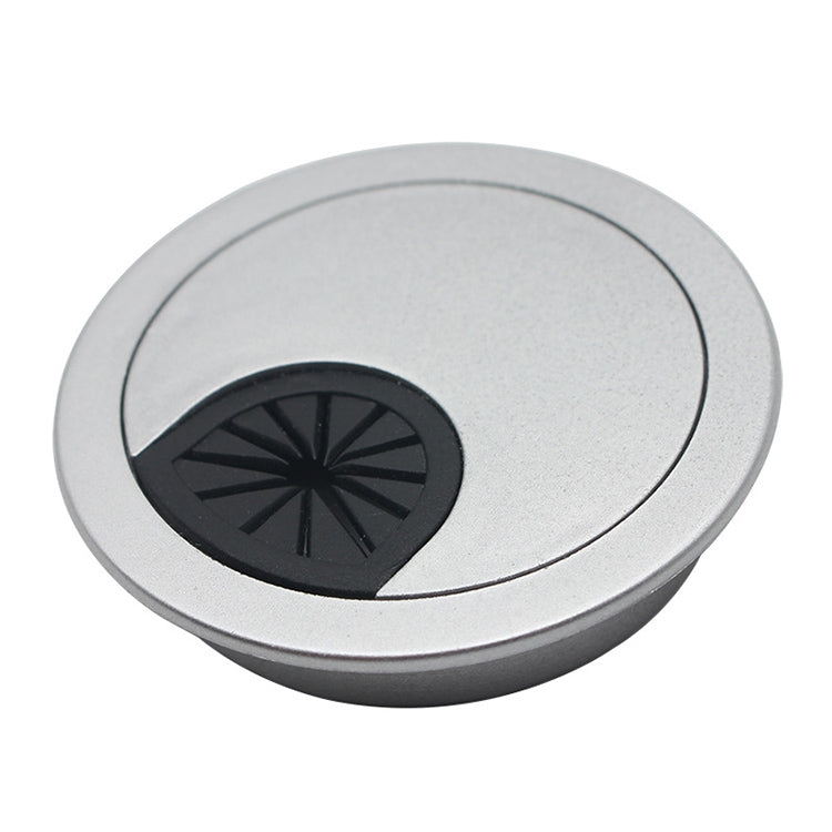 10 PCS Desk Computer Desktop Plastic Round Threading Box Hole Cover, Hole Diameter: 53mm