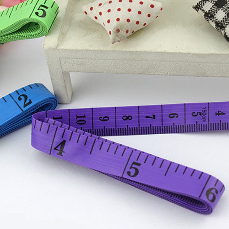 20 PCS 1.5m Long Multi-function Soft Tape Measure, Random Color Delivery