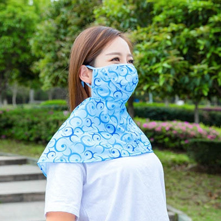 Summer Scarves Anti-UV Mask Riding Neck Protector Breathe freely Outdoor Sunscreen Mask,Random Color Delivery