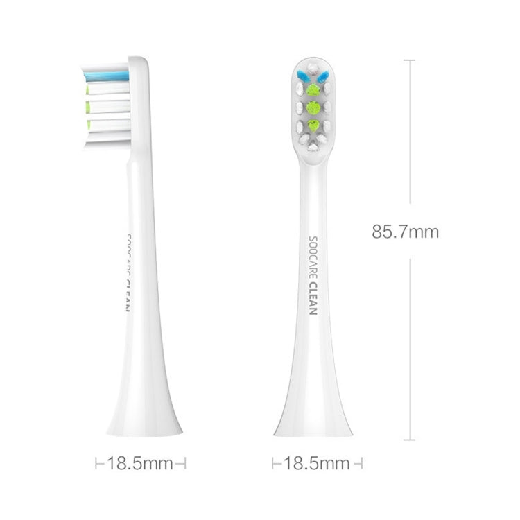 2 PCS Original Xiaomi Youpin General Cleaning Replacement Brush Heads for Xiaomi Soocare Sonic Electric Toothbrush (HC7711W)-Reluova