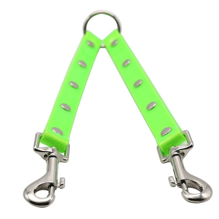 TPU Material Pet Dogs 2 in 1 Tangle-free Traction Rope Double Pet Dog Walking Leash, Length: 25 cm - Reluova