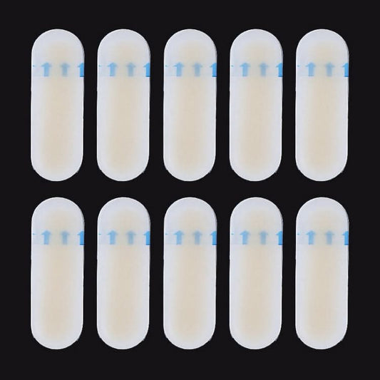 10 PCS Foot Care Skin Hydrogel Analgesic Plaster Blisters Slip Heel Protector Size: 20x60cm