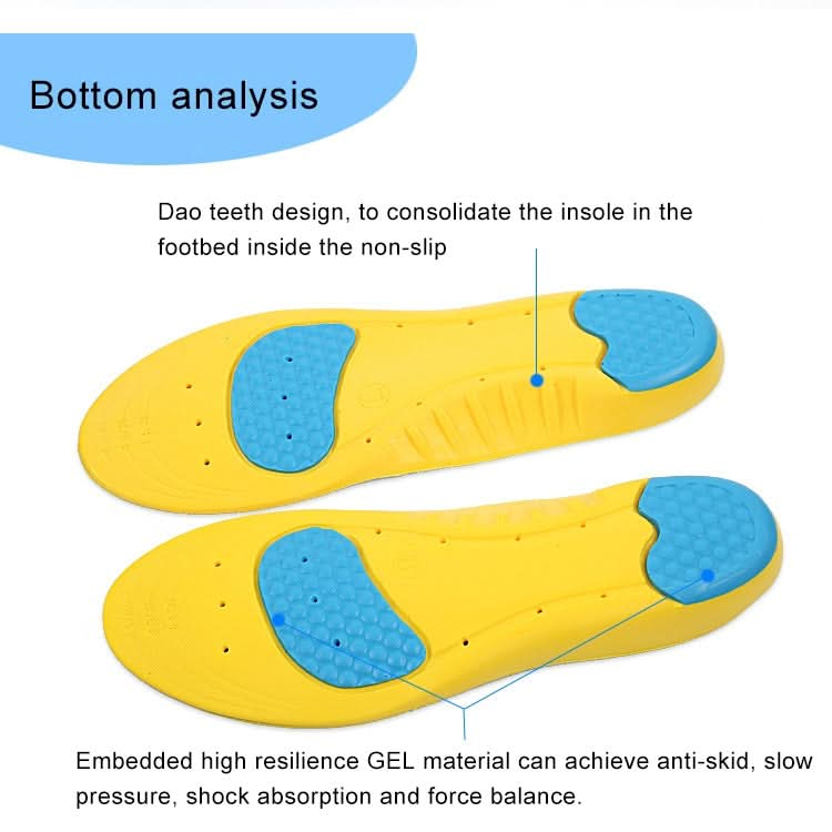 1 Pair Stretch Breathable Absorbent Deodorant  Sports Tourism And Leisure Comfort Cushioning Insole, Size: S(34-36Yards)