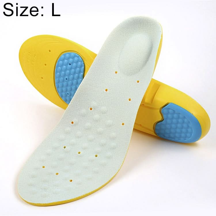 1 Pair Stretch Breathable Absorbent Deodorant  Sports Tourism And Leisure Comfort Cushioning Insole, Size: L(42-44Yards)