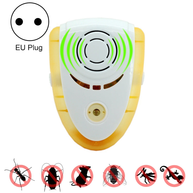 6W Electronic Ultrasonic Electromagnetic Wave Anti Mosquito Rat Insect Pest Repeller with Light, EU Plug, AC 90-240V, Random Color Delivery My Store