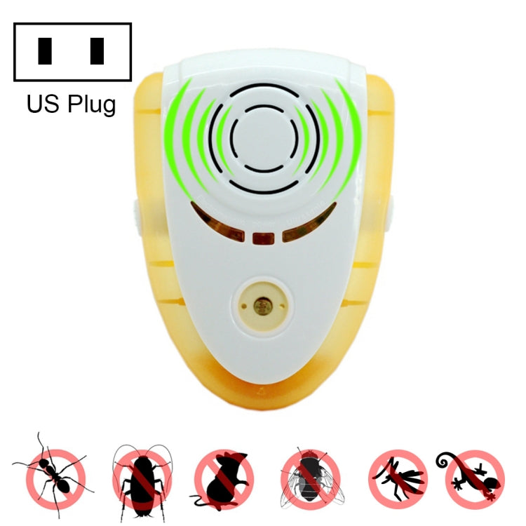 6W Electronic Ultrasonic Electromagnetic Wave Anti Mosquito Rat Insect Pest Repeller with Light, EU Plug, AC 90-240V, Random Color Delivery My Store