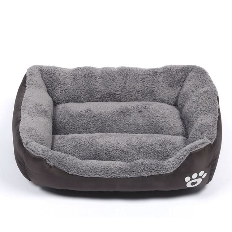 Candy Color Four Seasons Genuine Warm Pet Dog Kennel Mat Teddy Dog Mat, Size: 3XL, 110×82×20cm - Reluova