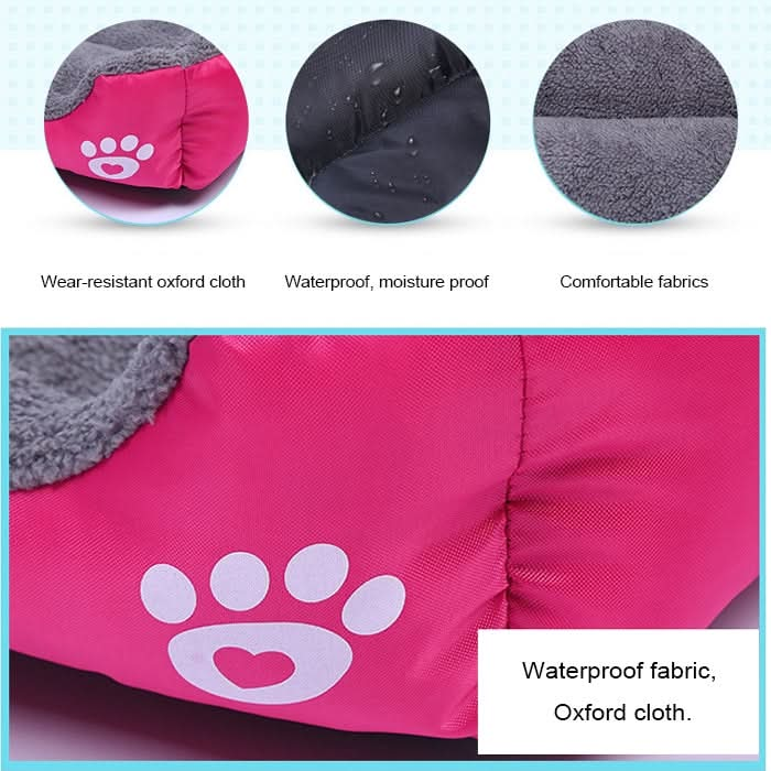 Candy Color Four Seasons Genuine Warm Pet Dog Kennel Mat Teddy Dog Mat, Size: 3XL, 110×82×20cm - Reluova