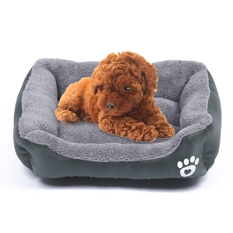 Candy Color Four Seasons Genuine Warm Pet Dog Kennel Mat Teddy Dog Mat, Size: 3XL, 110×82×20cm - Reluova