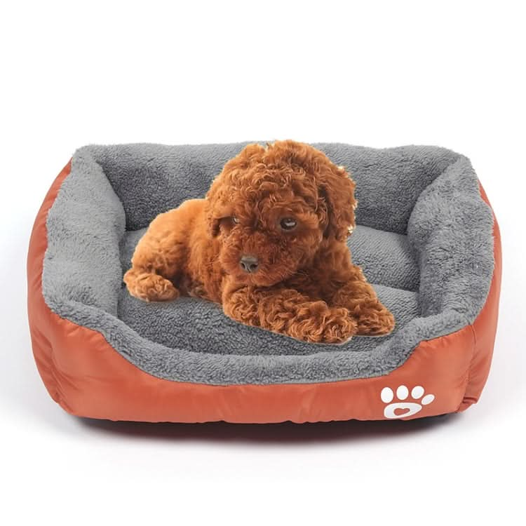 Candy Color Four Seasons Genuine Warm Pet Dog Kennel Mat Teddy Dog Mat, Size: 3XL, 110×82×20cm - Reluova