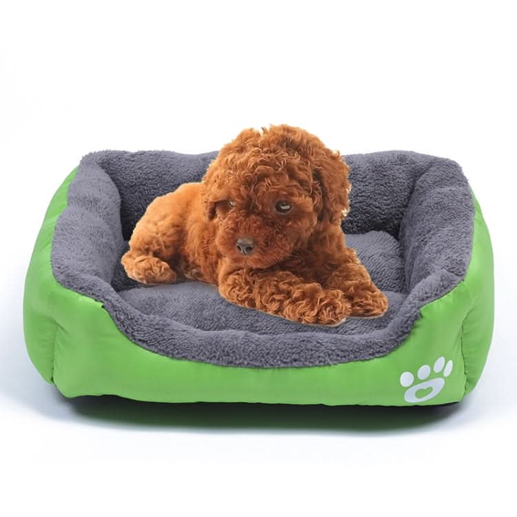 Candy Color Four Seasons Genuine Warm Pet Dog Kennel Mat Teddy Dog Mat, Size: 3XL, 110×82×20cm - Reluova