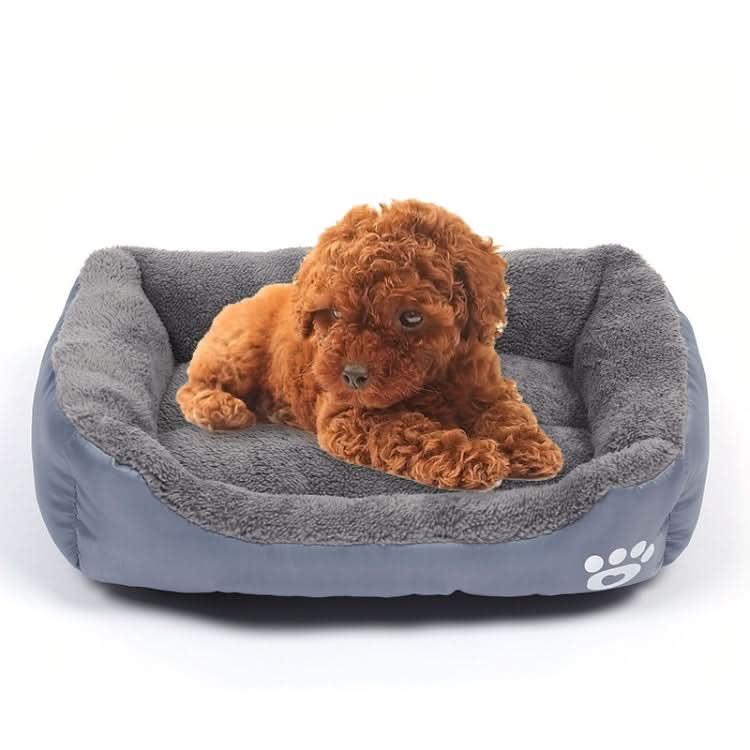 Candy Color Four Seasons Genuine Warm Pet Dog Kennel Mat Teddy Dog Mat, Size: 3XL, 110×82×20cm - Reluova