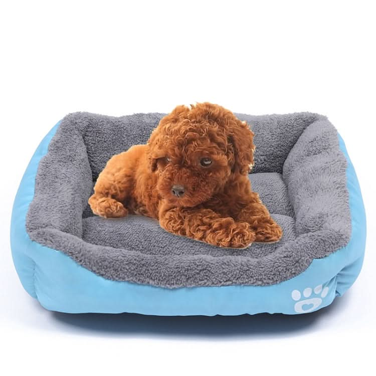 Candy Color Four Seasons Genuine Warm Pet Dog Kennel Mat Teddy Dog Mat, Size: 3XL, 110×82×20cm - Reluova