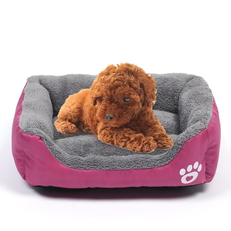 Candy Color Four Seasons Genuine Warm Pet Dog Kennel Mat Teddy Dog Mat, Size: 3XL, 110×82×20cm - Reluova