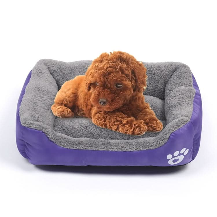 Candy Color Four Seasons Genuine Warm Pet Dog Kennel Mat Teddy Dog Mat, Size: 3XL, 110×82×20cm - Reluova