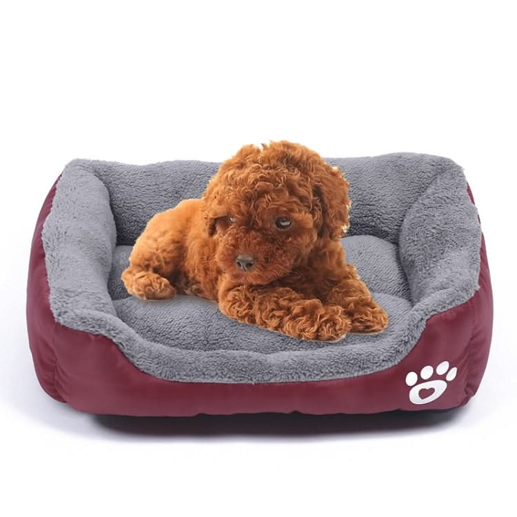 Candy Color Four Seasons Genuine Warm Pet Dog Kennel Mat Teddy Dog Mat, Size: 3XL, 110×82×20cm - Reluova