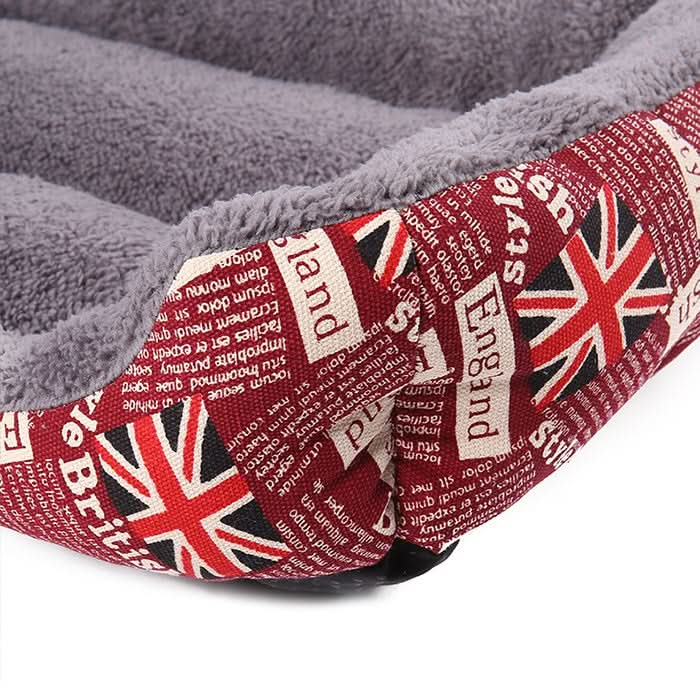 National Flag Four Seasons Genuine Warm Pet Dog Kennel Mat, Size: L, 66×50×14cm - Reluova