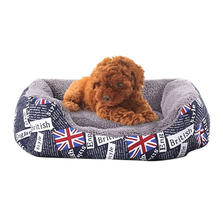 National Flag Four Seasons Genuine Warm Pet Dog Kennel Mat, Size: L, 66×50×14cm - Reluova