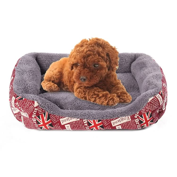 National Flag Four Seasons Genuine Warm Pet Dog Kennel Mat, Size: L, 66×50×14cm - Reluova