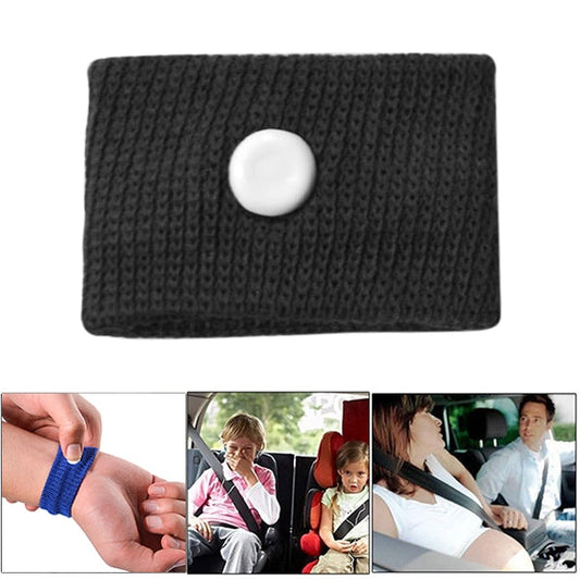 Physical Method Carsickness Prevention Antiemetic Polyester Wristband, One Pair